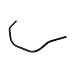 Torker Hi-Rise Cruiser Handlebar 4.75" 25" 1" Black