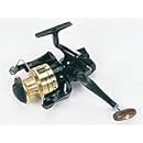 Master Fishing Tackle Roddy Gator Tail Series Blank Rod with Front Drag, Black/Gold 7 Ball Bearing &amp; Aluminum Spool for S/W-S, Black/Yellow