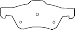 Bendix D1047Ct Disc Brake Pad