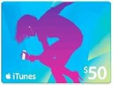 Apple iTunes Music Card $50.00 - Prepaid
