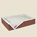 Lassie® Cabin Pet Dog Bed Tan 90x60x18cms