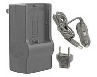 OLYMPUS LI-60B Battery Charger for Home & Car + EU Adapter by Pexell