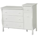 Ellis Combo Dresser and Changer - White