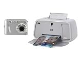 HP PhotoSmart A444 Digital Camera and Printer Dock - Digital camera and printer with built-in dock - compact - 5.0 Mpix - optical zoom: 3 x - supported memory: MMC, SD, SDHC