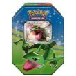 Pokemon Platinum Fall 2009 Collector Tin Set Rayquaza with Rayquaza C LV X Foil Card