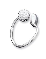 Sterling Silver Golf Key Ring