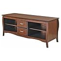 60" Flat Screen Tv Stand with Walnut Finish