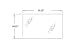 F44630 New Case Backhoe Lower Rear Window Glass 580D 580E 680L 780B 780C 780D ++