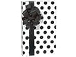 Trendy Brand New Polka Dot Black & White Gift Wrap Wrapping Paper Roll 17 Foot