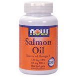 SALMON OIL 1000mg - 100 SGELS., (Now Food)