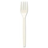 Eco Products® Vegetable Plant Starch Fork, Cream, 1,000/per carton 21pYl z7ucL. SL160 Eco Products® Vegetable Plant Starch Fork, Cream, 1,000/per carton