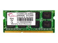 G.Skill SQ Series Arbeitspeicher 4GB (800MHz, 200-polig, CL6) DIMM DDR2-RAM Kit Preisvergleich