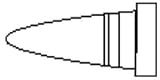 Weller Soldering Tip, LT Series, Chisel, 2.4mm