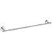 (HK346) Moon Single Towel Rail - Pol. Chrome/Frosted Acrylic