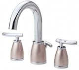 Danze Mini-Widespread Lavatory Faucets D303054CSN Chrome W/ Satin Nickel Accents