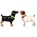 Kissing Jack Russell Terrier Terriers Dogs Salt & Pepper Shakers New