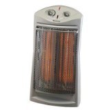 Holmes Prismatic Quartz Tower Space Heater Gray