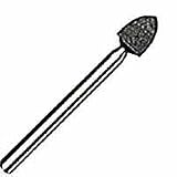 Foredom Silicon Carbide Point, Tree, 100 Grit, 17/64inOD, 1/8in Shank, Green (Pack of 1)