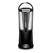 Thermal Beverage Dispenser, Gravity, 2.5 Liter, Stainless Steel/Black