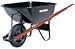 Ames True Temper C6 6-Cubic-Foot Steel Tray Contractor Wheelbarrow