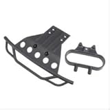 Front Bumper / Bumper Mount, Black: Slash