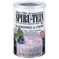 Spiru-Tein (Spirutein) Blueberries and Cream - 1.12 lb - Powder by Nature's Plus