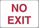 NO EXIT Sign - 10
