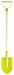 Children's Toy Gardening Tools: Kid Sized Metal Garden Spade 27 Lime Green, made in Sweden by NYBY