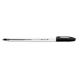 1.2 Stick Pen, Clear Hexagonal Barrel, 1.2mm, Medium Point, Nonrefillable, Black (PAP70618) Category: Ballpoint Pens