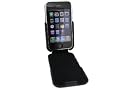 Black Flip Leather Protective Cover Case Pouch for Apple iPhone 3Gs 3G