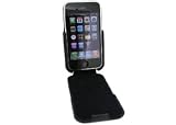 Black Flip Leather Protective Cover Case Pouch for Apple iPhone 3Gs 3G