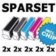 10 x kompatible XL Tintenpatronen mit CHIP & Füllstandanzeige für Canon ersetzt: 2x PGI 520 und je 2x CLI 521