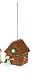 Log Cabin Birdhouse Christmas Ornament
