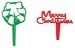 Merry Christmas and Wreath Cupcake Picks