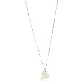 Dogeared Bridal Love, Medium Heart Necklace, 16