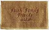 Faith Family Friends Finger Tip Towel