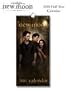 Twilight "New Moon" 2010 Half Wall (Locker) Calendar