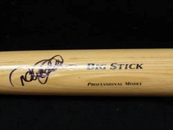 Jeter, Derek Autographed/Hand Signed Big Stick Back