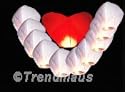 HOCHZEIT SET 11er Pack mit Herz 1m/1,40m Himmelslaternen Skyballon