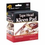 Read Right Tape head premoistened cleaning pads, 80/box RRTRR1301