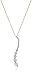 Amazon Collection 10k Gold Journey Diamond Curve Pendant Necklace (1/2 cttw)
