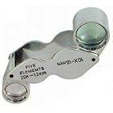 Loupe Magnifier Dual Jewelry 10x and 20x.TOOL