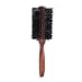 'Features the finest wood and boar bristle, hand selected and graded. Reinforced double concentrated boar bristles (50% more rows) are set into superbly finished wood handle rounder brush for amazing quality that produces great hair. Italian #955 ? 2.5? diameter.