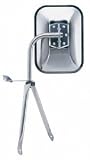 K Source H3571 3 Point Mount Universal Mirror, Stainless Steel 7 1/2