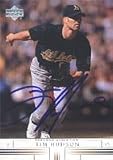 Tim Hudson, Oakland Athletics Autographed Card