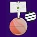 Baketball Luggage Tag