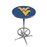 West Virginia Mountaineers Pedestal Pub Table NCAA College Athletics Style 2