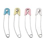 Cloth Diaper Pins - White