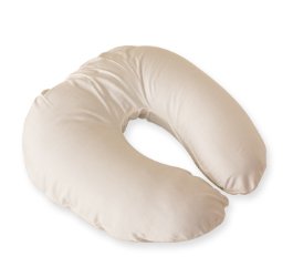 Pure Rest Organic Nursing Pillow: Sateen:Wool Fill