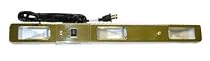 Westek 25 Watt Halogen Undercabinet 3 Lamp Light 20 5/8" Black